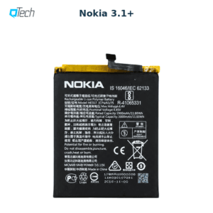 Nokia 3.1 + Replacement Battery