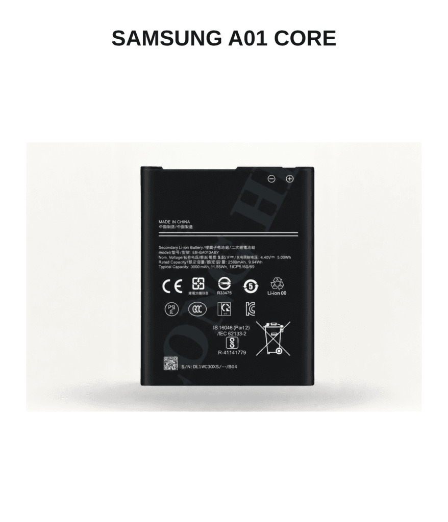 Samsung Galaxy A01 CORE Replacement Battery
