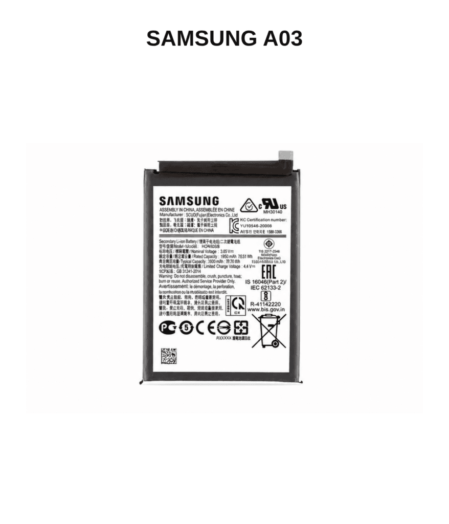 Samsung Galaxy A03 Replacement Battery