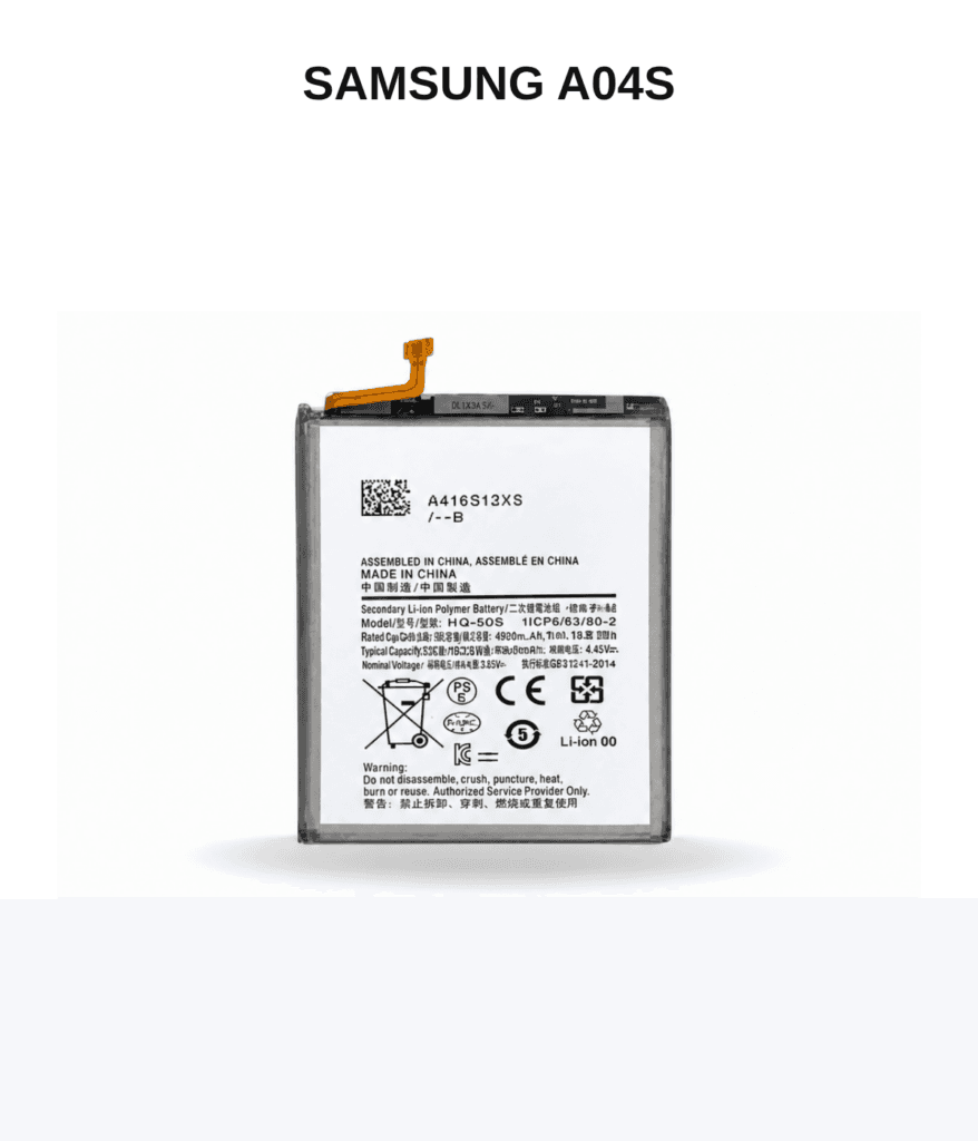 Samsung Galaxy A04S Replacement Battery