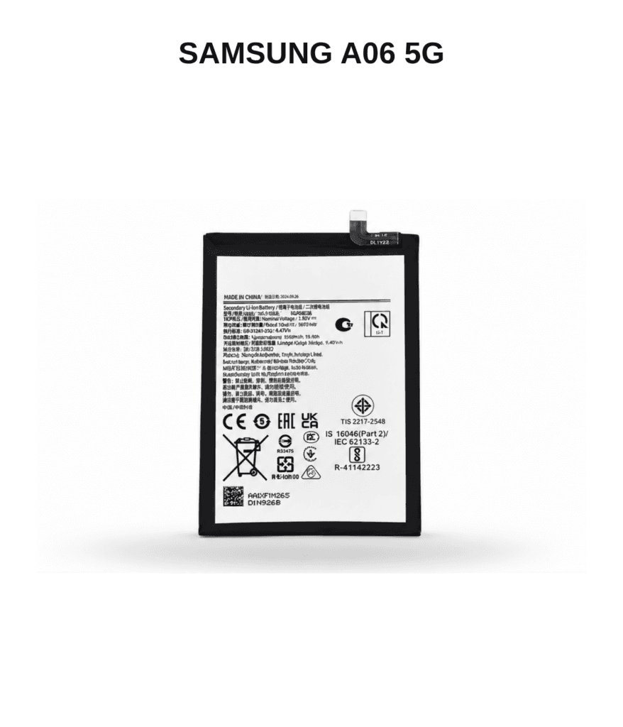 Samsung Galaxy A06 5G Replacement Battery