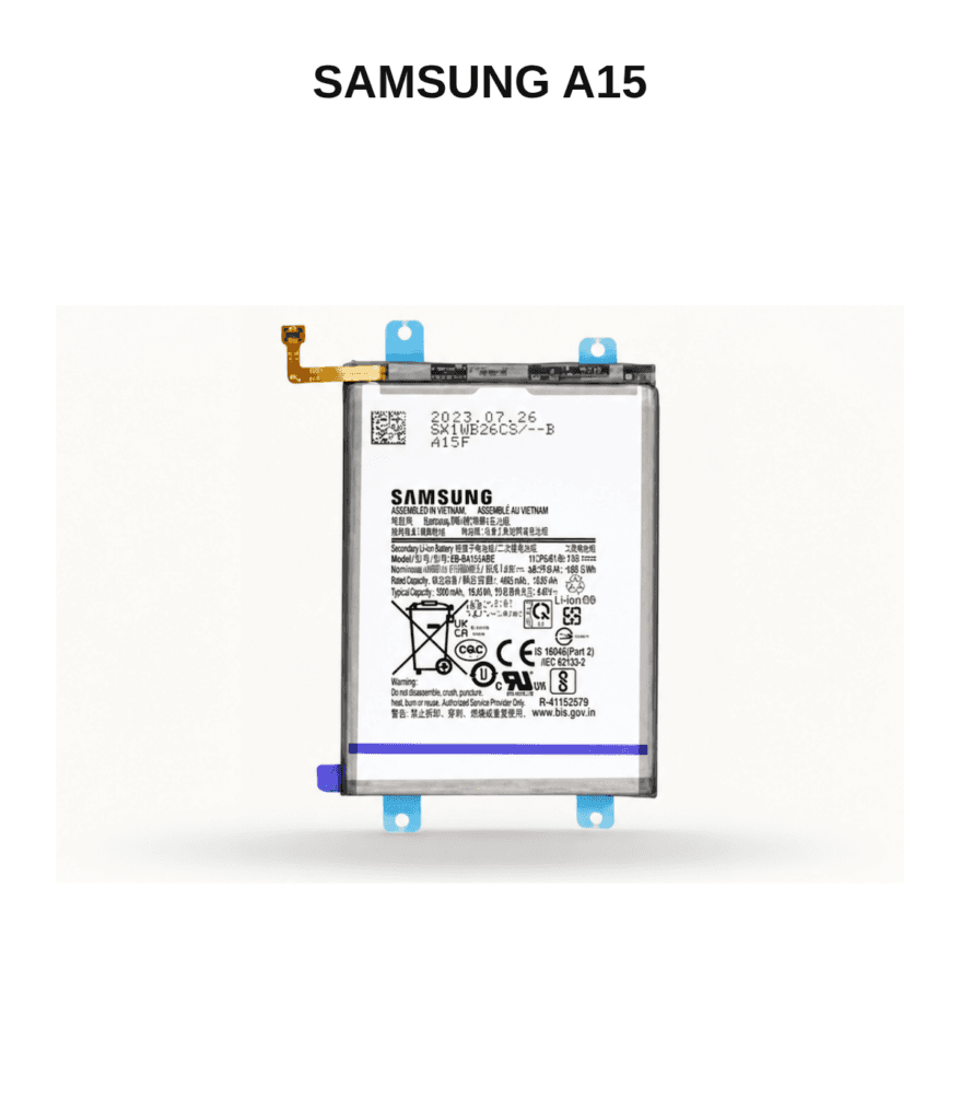Samsung Galaxy A15 Replacement Battery