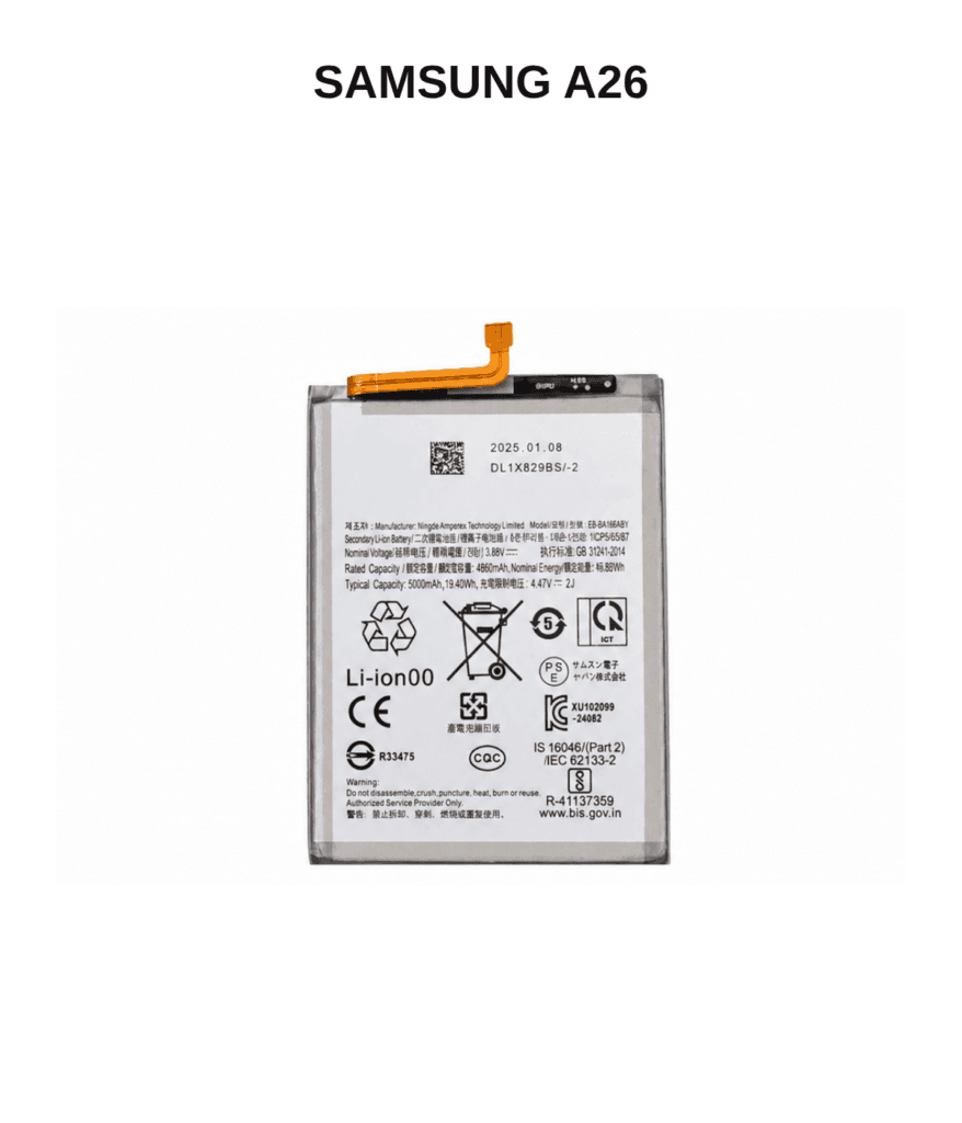 Samsung Galaxy A26 Replacement Battery