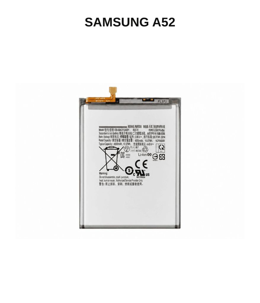 Samsung Galaxy A52 Replacement Battery