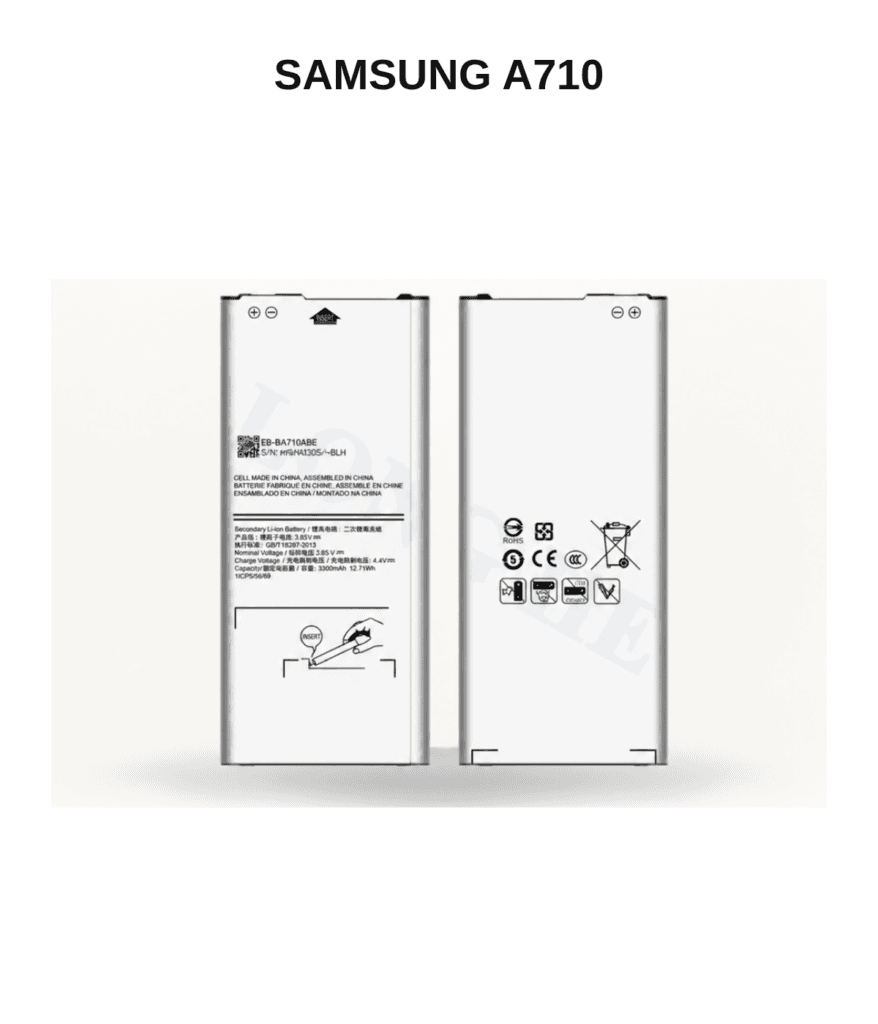 Samsung Galaxy A710 Replacement Battery