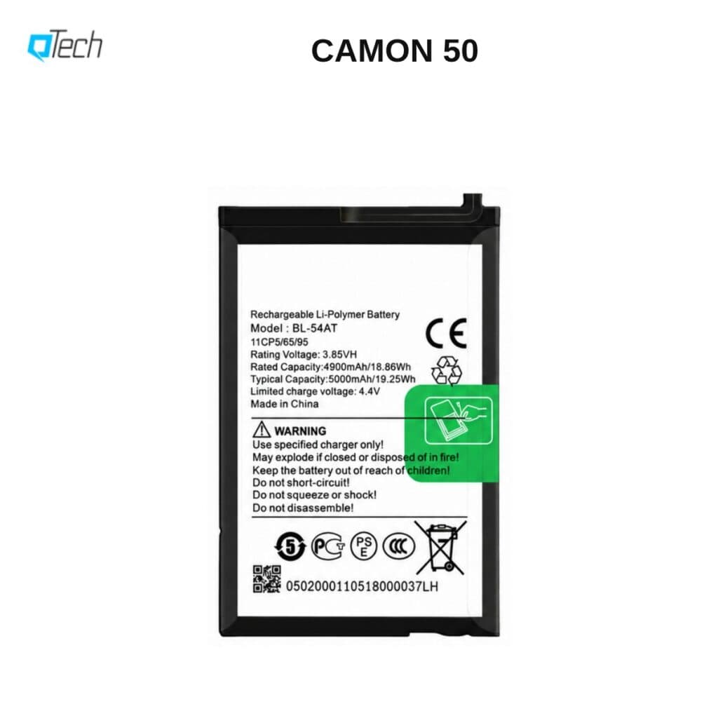 Tecno CAMON 50 Replacement Battery