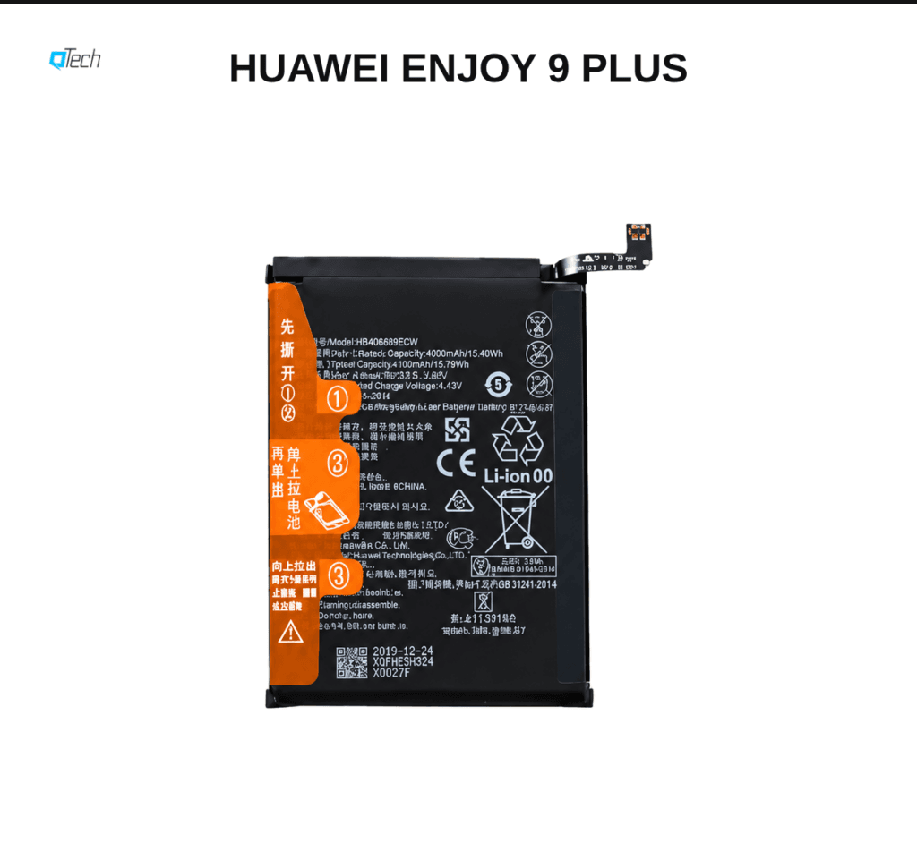 Huawei Enjoy 9 Plus Battery