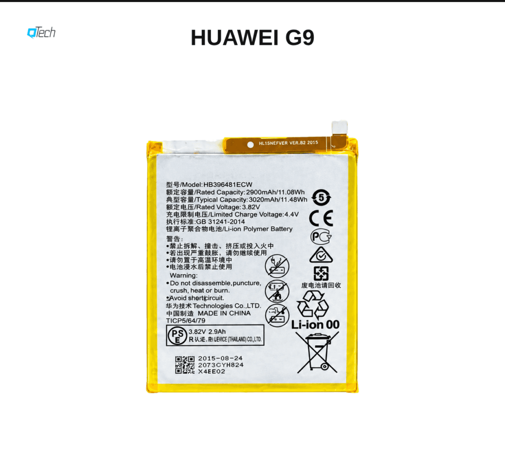 Huawei G9 Battery