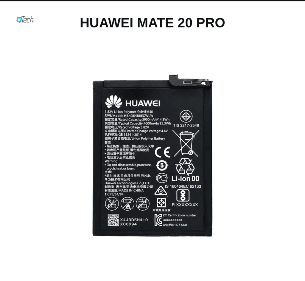 Huawei Mate 20 Pro Battery
