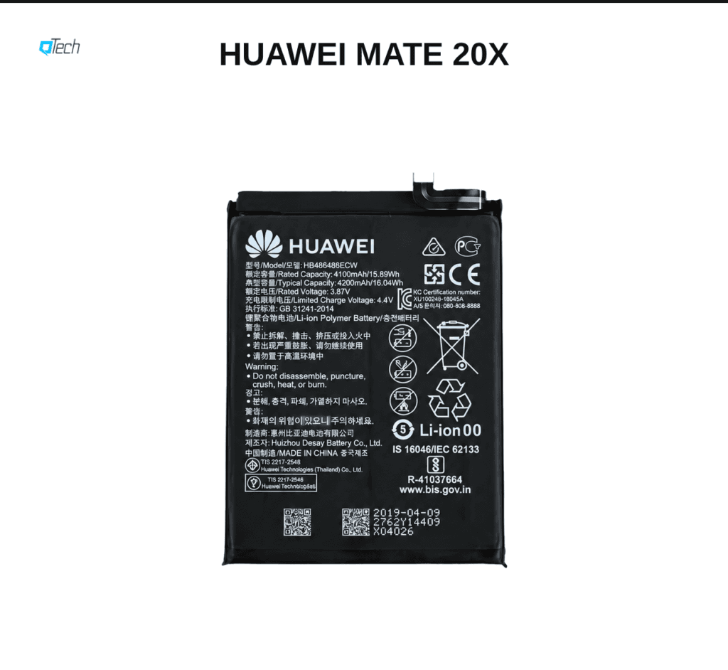 Huawei Mate 20 X Battery