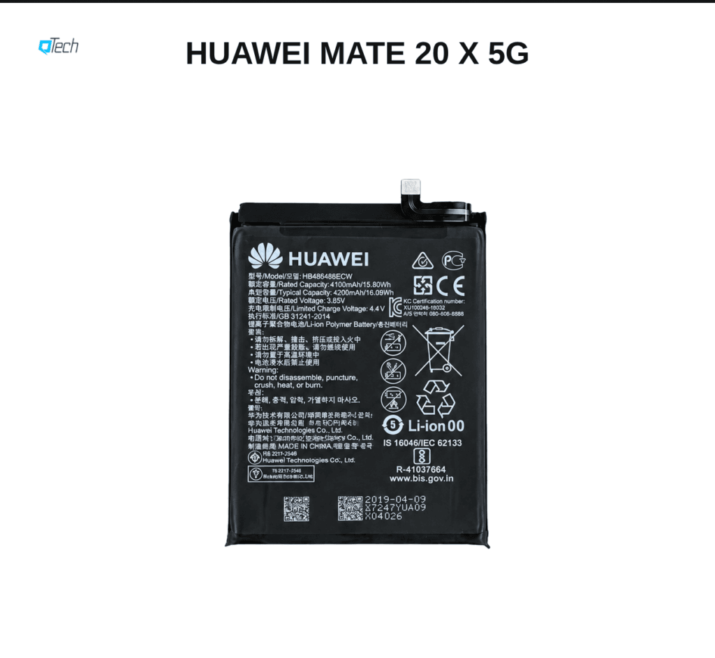 Huawei Mate 20 X 5G Battery