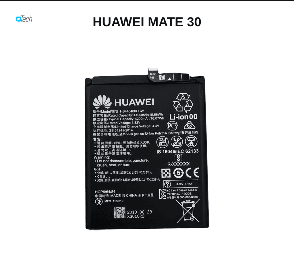 Huawei Mate 30 Battery
