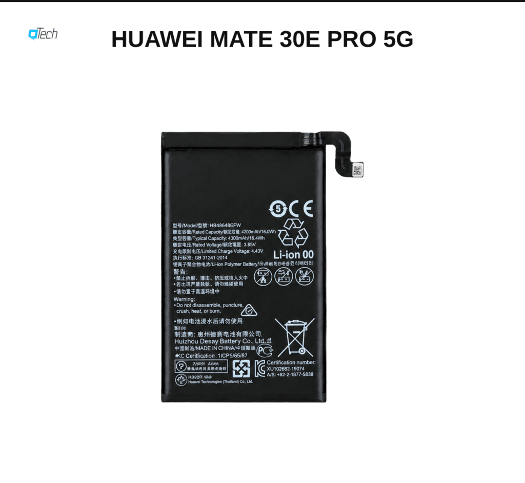 Huawei Mate 30E Pro 5G Battery