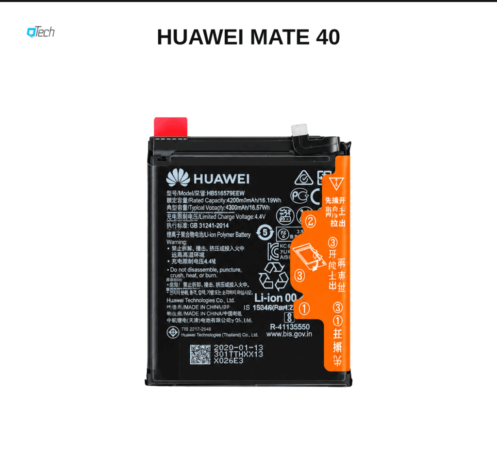 Huawei Mate 40 Battery