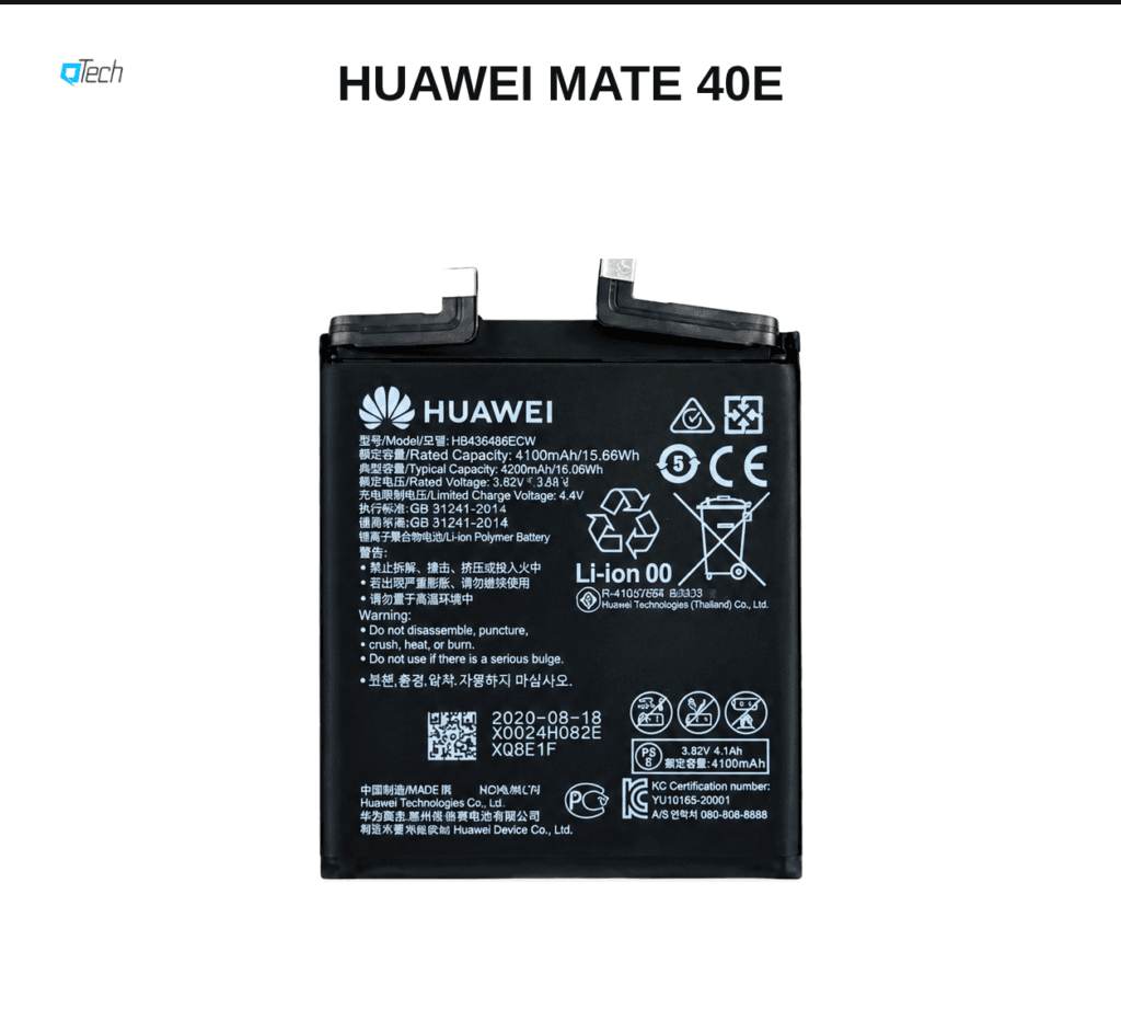 Huawei Mate 40E Battery