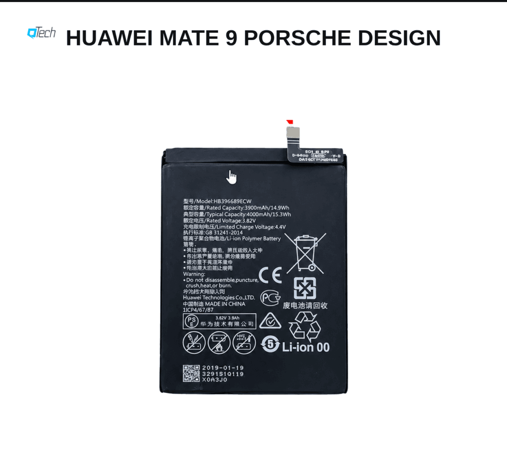 Huawei Mate 9 Porsche Design Battery