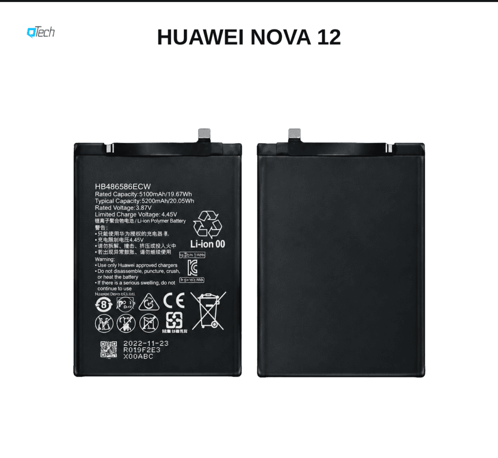 Huawei nova 12 Battery