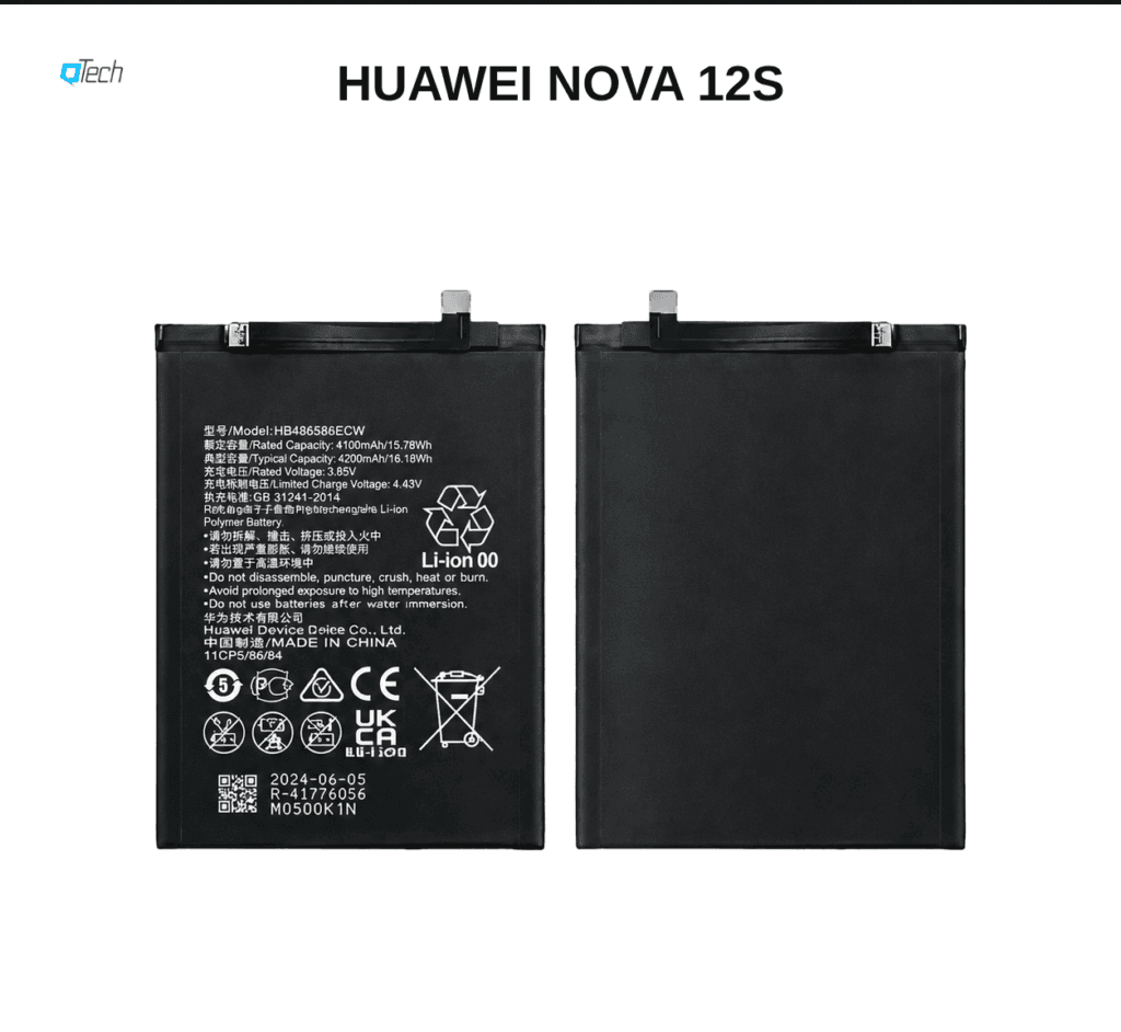 Huawei nova 12s Battery