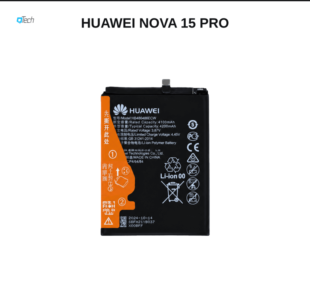 Huawei nova 15 Pro Battery