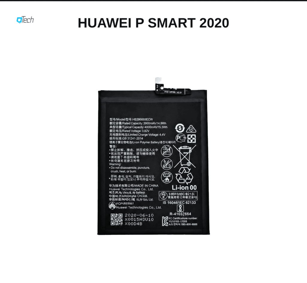 Huawei P Smart 2020 Battery