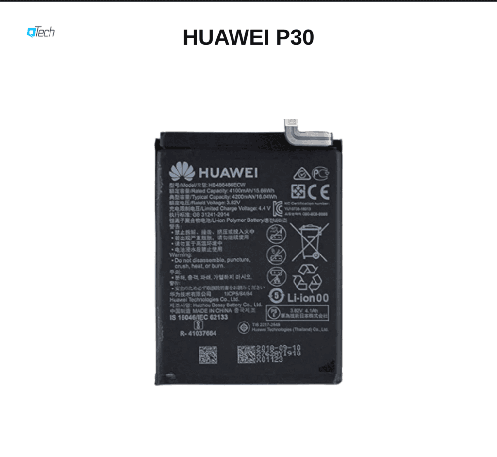 Huawei P30 Battery