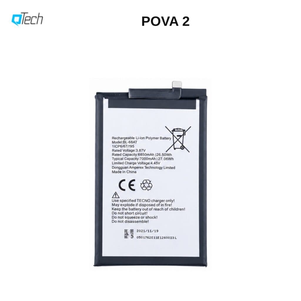 Tecno POVA 2 Replacement Battery