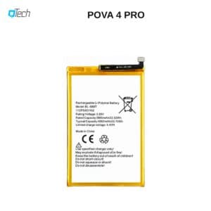 Tecno POVA 4 PRO Replacement Battery