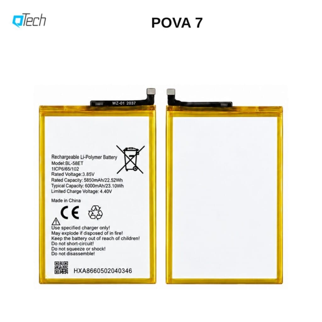 Tecno POVA 7 Replacement Battery