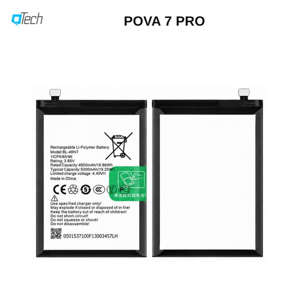 Tecno POVA 7 PRO Replacement Battery