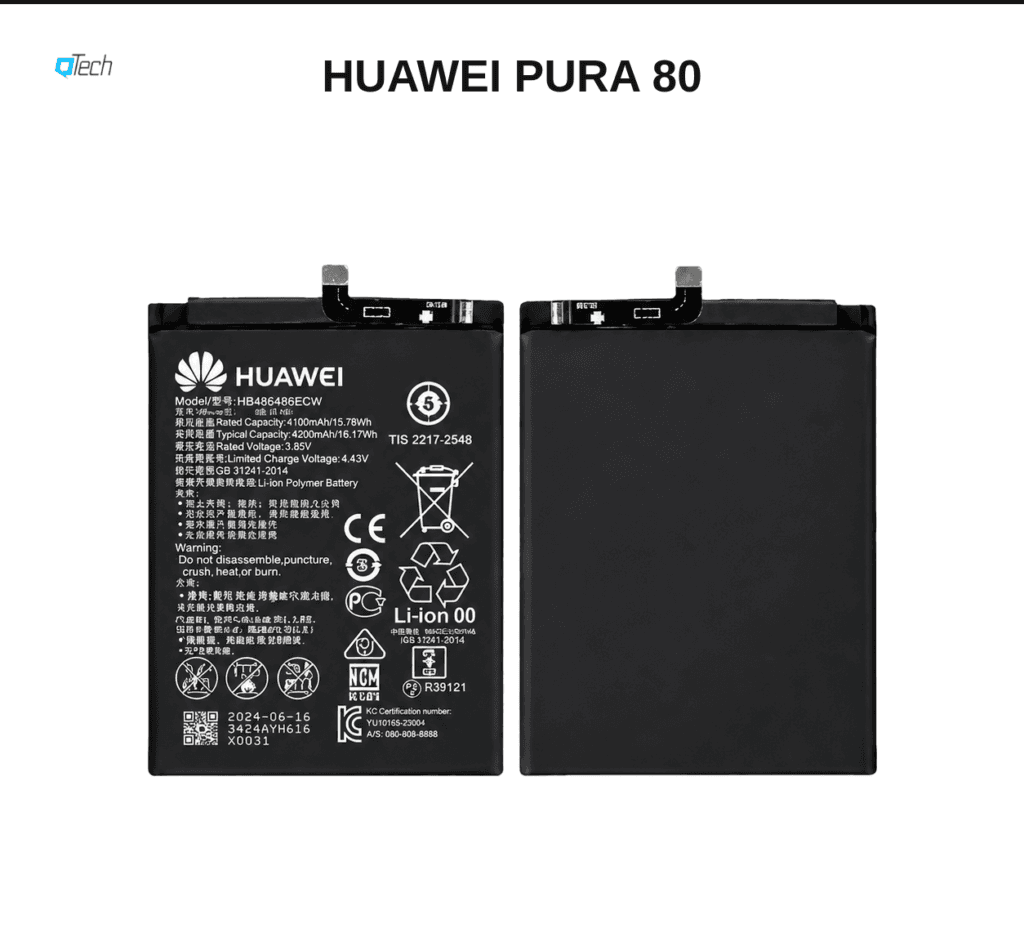 Huawei Pura 80 Battery