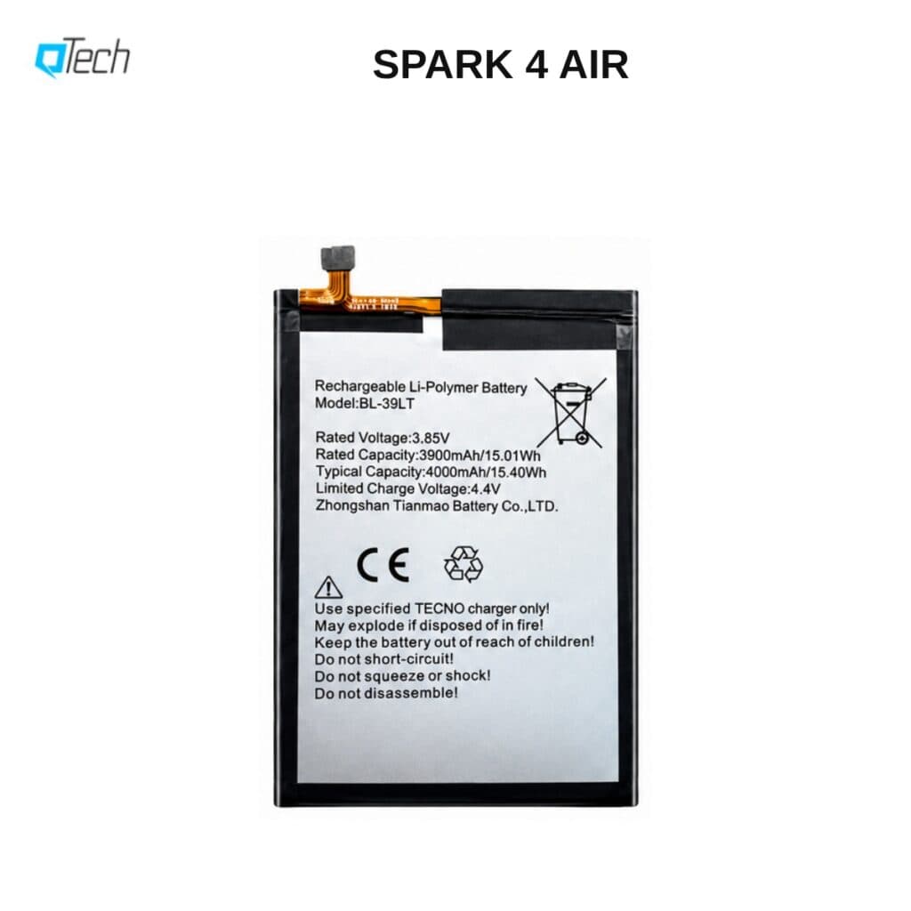 Tecno SPARK 4 AIR Replacement Battery
