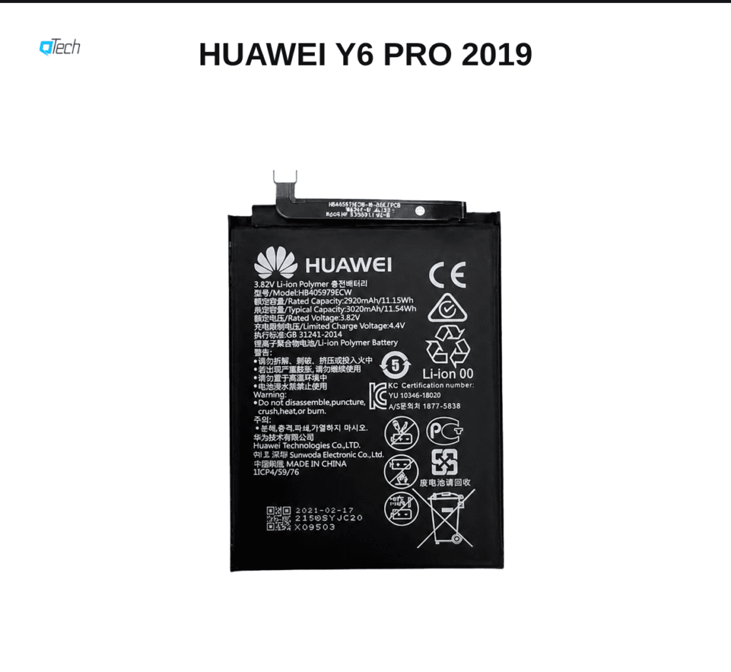 Huawei Y6 Pro 2019 Battery