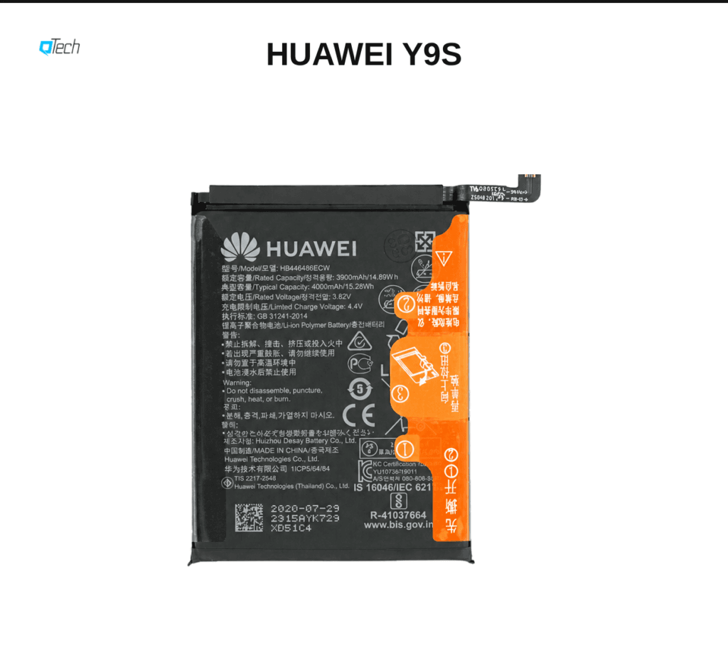 Huawei Y9s Battery